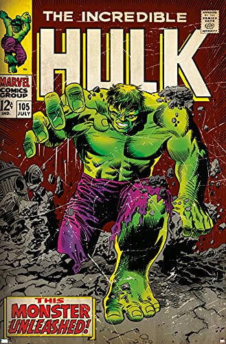 Trends International Marvel Comics - Hulk - Incredible Hulk #105 Wall Poster, 22.37" x 34.00", Premium Unframed Version