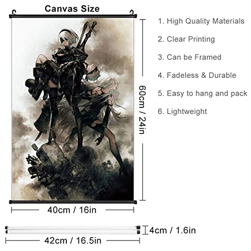 Honkaiaro Anime Poster Nier Cool Scroll Poster Art Prints Home Decoration Otaku Fans Gift Posters for Bedroom Living Room