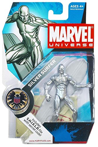 Marvel Universe Series 1 Action Figure #003 Silver Surfer 3.75 Inch