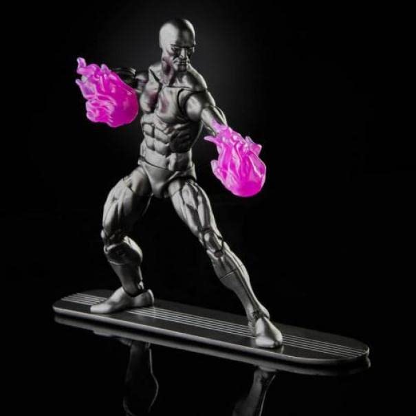 Hasbro Marvel Legends Series Avengers 15-cm Collectible Action Figure Toy Silver Surfer with 6 Accessories