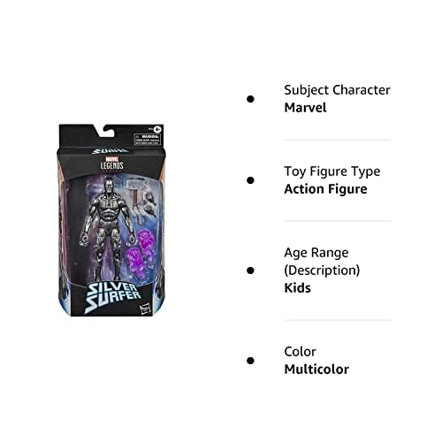 Hasbro Marvel Legends Series Avengers 15-cm Collectible Action Figure Toy Silver Surfer with 6 Accessories