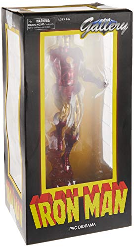 Diamond Select Toys Marvel Gallery Classic Iron Man PVC Figure Statue, Gold