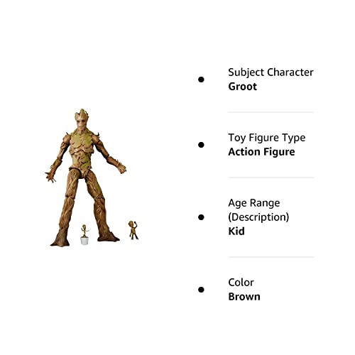 Guardians of the Galaxy Marvel Legends Groot Evolution Action Figures Set - Exclusive