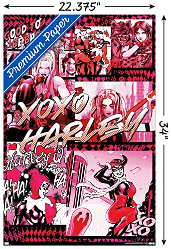 Trends International DC Comics - Harley Quinn - Good To Be Bad Wall Poster, 22.375" x 34", Premium Unframed Version