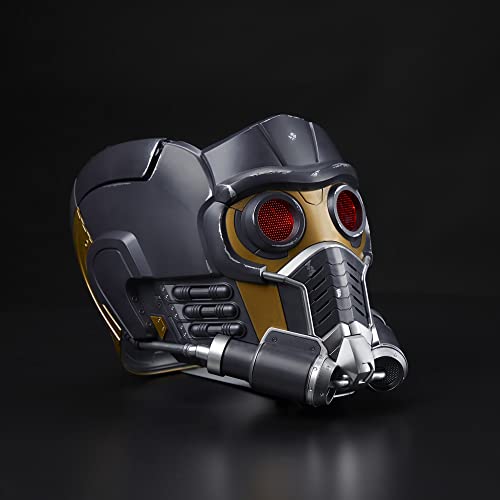 Marvel Legends Series Star-Lord Premium Electronic Roleplay Helmet with Light and Sound FX, Perfect for Adult Halloween Costume, Guardians of The Galaxy Adult Roleplay Gear