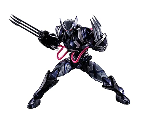 Tamashii Nations - Venom Symbiote Wolverine Tech-On Avnegers, Bandai Spirits S.H.Figuarts, Venom Symbiote Wolverine (Tech-on Avengers), 6.3 inch
