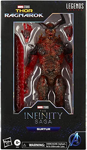 Marvel Hasbro Legends Series 13" Action Figure Toy Surtur, Infinity Saga Character, Premium Design, Figure and 3 Accessories