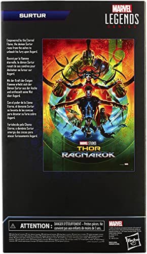 Marvel Hasbro Legends Series 13" Action Figure Toy Surtur, Infinity Saga Character, Premium Design, Figure and 3 Accessories