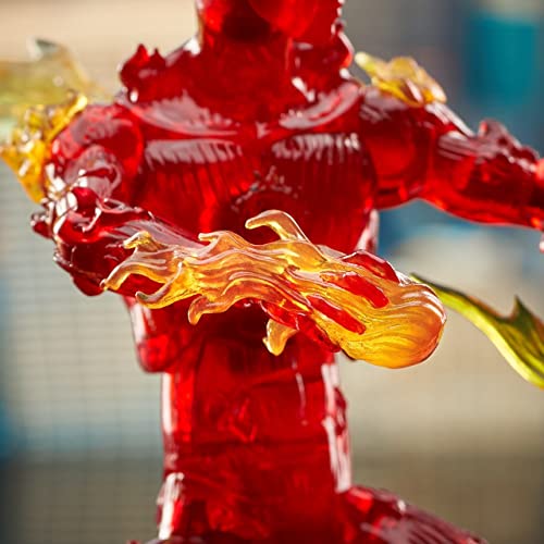Diamond Select Toys Human Torch 7-Inch Action Figure with Side-Panel Artwork and 16 Points of Articulation