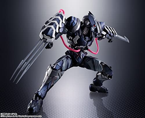 Tamashii Nations - Venom Symbiote Wolverine Tech-On Avnegers, Bandai Spirits S.H.Figuarts, Venom Symbiote Wolverine (Tech-on Avengers), 6.3 inch