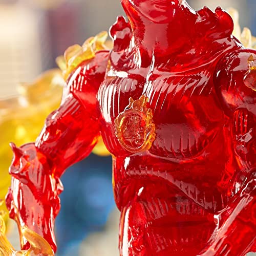 Diamond Select Toys Human Torch 7-Inch Action Figure with Side-Panel Artwork and 16 Points of Articulation