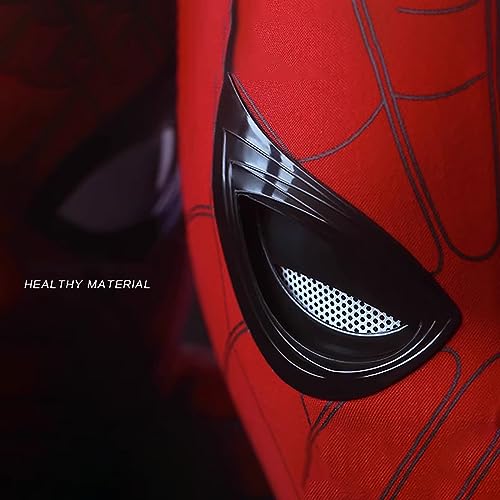 ​Halloween Spider Mask Red, Ring-shaped Remote Control Eye Size Adjustment