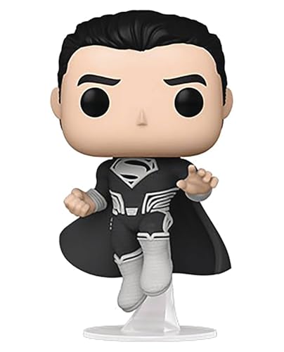 Funko POP DC: Justice League The Snyder Cut - Black Suit Superman Multicolor,3.75 inches