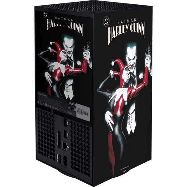 Skinit Decal Gaming Skin Compatible with Xbox Series X Bundle - Officially Licensed DC Comics The Joker Batman: Harley Quinn Cover #1 Art by Alex Ross. Piece Also Known as Tango with Evil Design