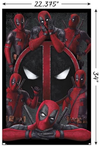 Trends International Marvel Deadpool Legacy - Collage Wall Poster