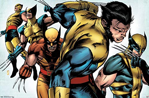 Trends International Marvel Comics - Wolverine - Evolution Wall Poster, 22.375" x 34", Unframed Version