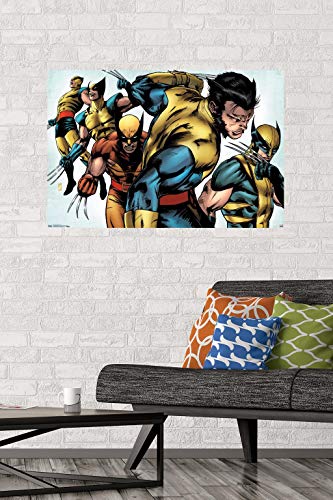 Trends International Marvel Comics - Wolverine - Evolution Wall Poster, 22.375" x 34", Unframed Version