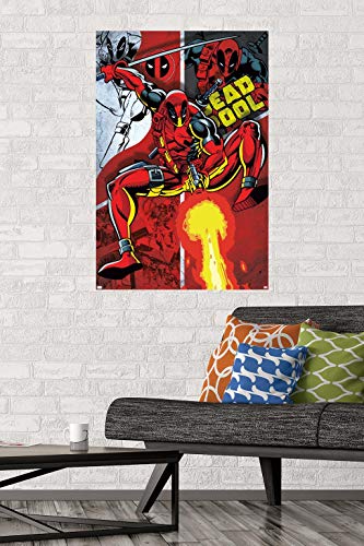 Trends International Marvel Comics - Deadpool - Collage Wall Poster, 22.375" x 34", Unframed Version