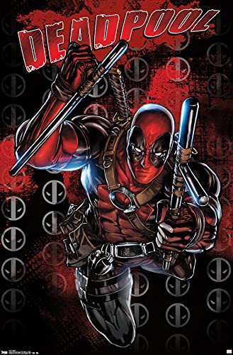Trends International Marvel Comics - Deadpool Wall Poster, 22.375" x 34", Premium Unframed Version