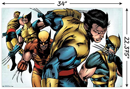 Trends International Marvel Comics - Wolverine - Evolution Wall Poster, 22.375" x 34", Unframed Version