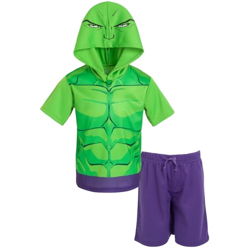 Hulk Toddler Boys Avengers Athletic Outfit Set