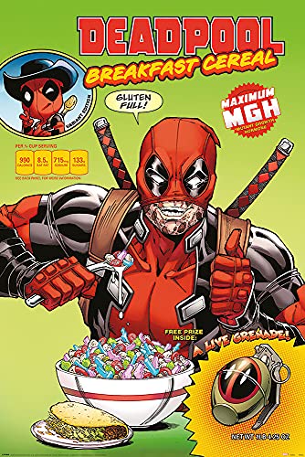 POSTER STOP ONLINE Deadpool - Marvel Comic Poster (Cereal) (Size: 24" x 36")