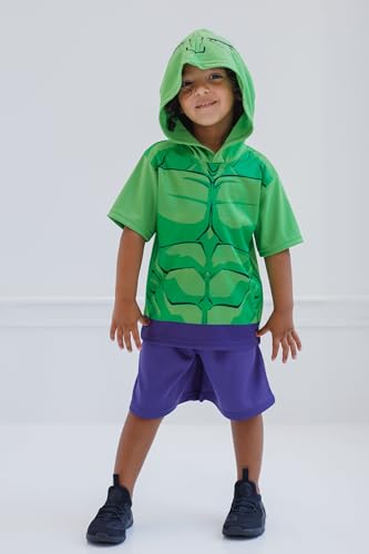 Hulk Toddler Boys Avengers Athletic Outfit Set