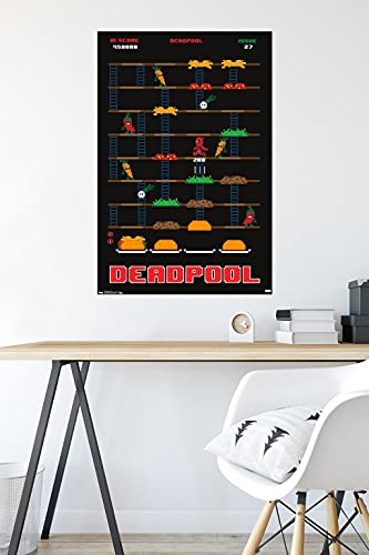 Trends International Marvel Comics-Deadpool-Game Wall Poster, 22.375 in x 34 in, Unframed Version