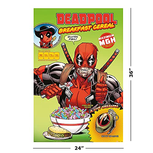 POSTER STOP ONLINE Deadpool - Marvel Comic Poster (Cereal) (Size: 24" x 36")