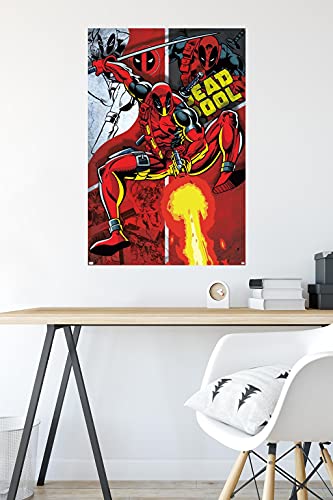 Trends International Marvel Comics - Deadpool - Collage Wall Poster, 22.375" x 34", Unframed Version