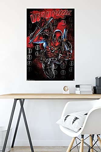 Trends International Marvel Comics - Deadpool Wall Poster, 22.375" x 34", Premium Unframed Version