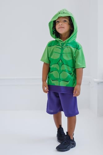 Hulk Toddler Boys Avengers Athletic Outfit Set