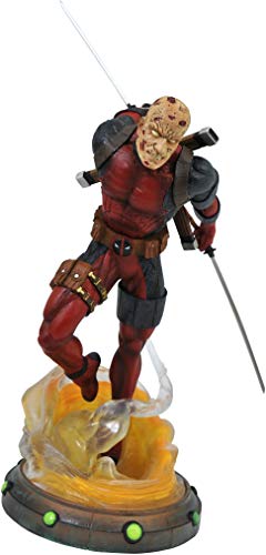 DIAMOND SELECT TOYS Marvel Gallery: Unmasked Deadpool PVC Figure, Multicolor