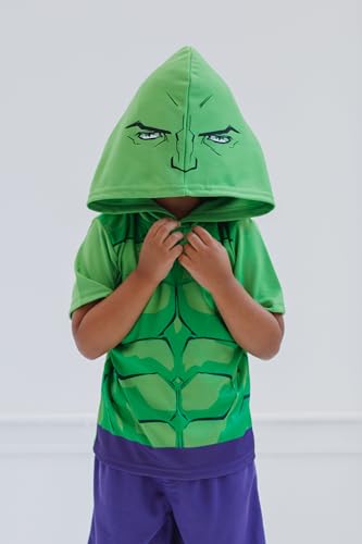 Hulk Toddler Boys Avengers Athletic Outfit Set