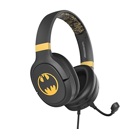 OTL Technologies DC0885 DC Comics Batman Pro G1 Wired Gaming Headphones Black