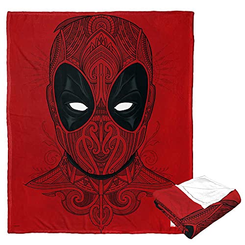 Northwest Deadpool Silk Touch Throw Blanket, 50" x 60", Flourishing Deadpool