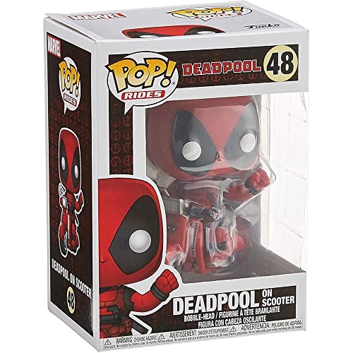 Funko Pop! Ride Marvel: Deadpool & Scooter Collectible Figure, Multicolor