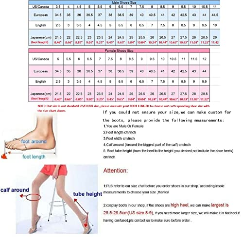 Men's Moon Marc Spector Mr Knight Boots Shoes Footwear Halloween Cosplay Costume (10.5 M US Male)