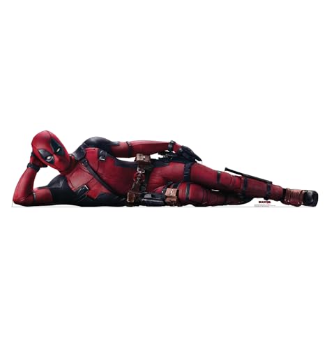 Cardboard People Deadpool Laying Down Life Size Cardboard Cutout Standup - Deadpool (Film)