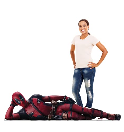 Cardboard People Deadpool Laying Down Life Size Cardboard Cutout Standup - Deadpool (Film)