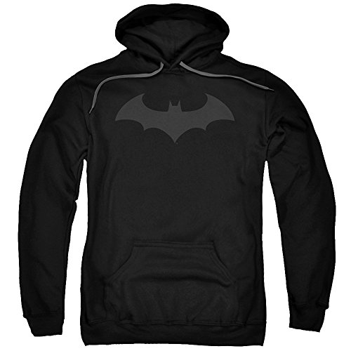 Batman Hush Bat Logo Adult Pull-Over Hoodie 2XL