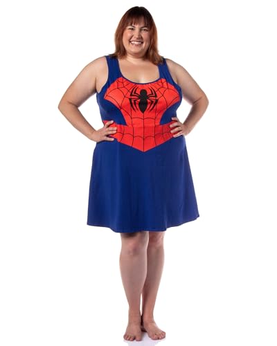Spiderman Women's Plus Size Skater Dress Cosplay Costume, 3