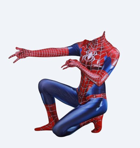 IUPPA Women's Superhero Costumes Cosplay Spandex Jumpsuit Halloween bodysuit (Red, Adult-M)