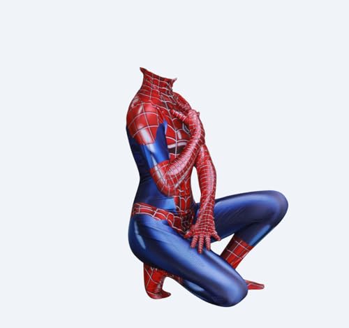 IUPPA Women's Superhero Costumes Cosplay Spandex Jumpsuit Halloween bodysuit (Red, Adult-M)