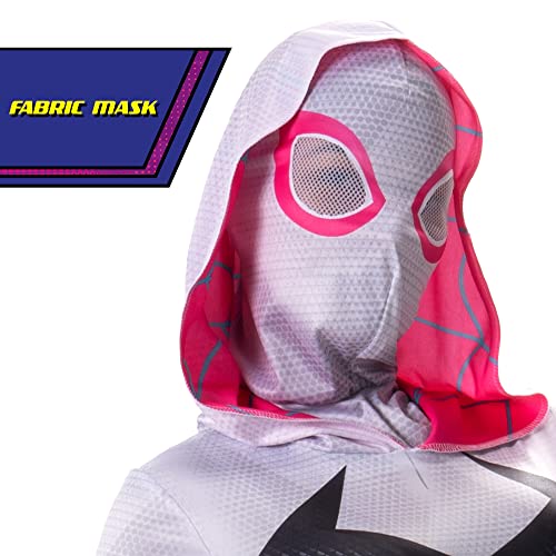 MARVEL Adult Spider-Gwen Costume, Spiderman Womens Gwen Stacy Superhero Halloween Costume - Officially Licensed