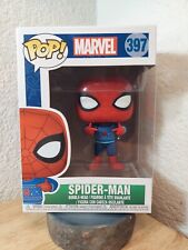 Funko Pop Marvel: Holiday - Spider-Man with Ugly Sweater Collectible Figure, Multicolor
