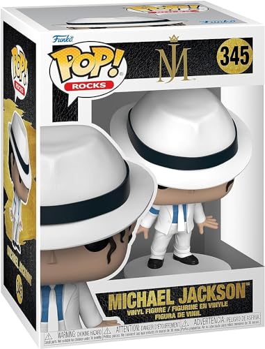 POP Rocks: Michael Jackson - (Lean) Smooth Criminal Funko Vinyl Figure (Bundled with Compatible Box Protector Case), Multicolored, 3.75 inches