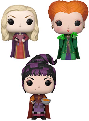Funko Disney: POP! Hocus Pocus Collectors Set - Sarah with Spider, Winifred with Magic, Mary with Cheese Puffs