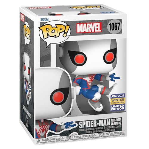 Funko Pop! Marvel Spider-Man Bug-Eyes Armor 2022 Winter Convention Limited Edition Multicolor Exclusive Vinyl Collectible #1067