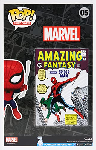 Funko POP Pop Cover! Marvel: Amazing Spider-Man (Exc), Collectible Action Vinyl Figure - 60931, Multicolor